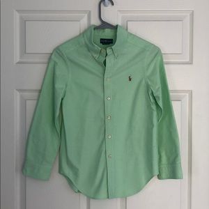 Pastel Green Longsleeve Polo